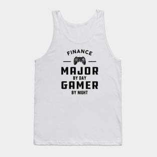 finance major by day gamer by night Tank Top